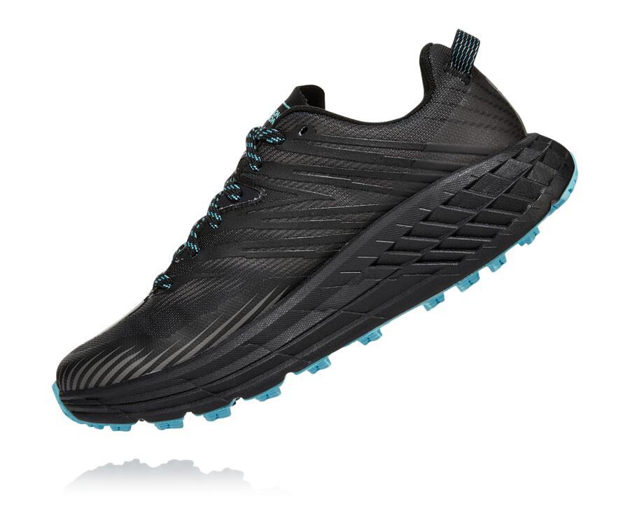 Hoka Australia One One Speedgoat 4 GORE-TEX - Womens Trail Shoes Black - AXKJN-5037